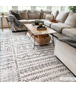 Hauteloom Greig Black GREI 9ft.2in. x 12ft. Rect. Rug