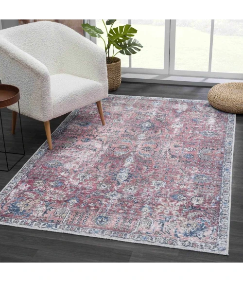Hauteloom HOLI Burgendy HOL2303 2ft.7in.x10ft. Rect. Rug