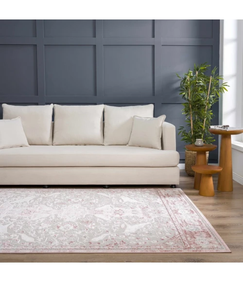 Hauteloom Zora Pink HLEBZORA8A1 6ft.7in. x 9ft.2in. Rect. Rug