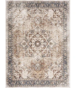 Hauteloom Fang Dark Blue SLLIFANG825 6ft.7in. Round Rug