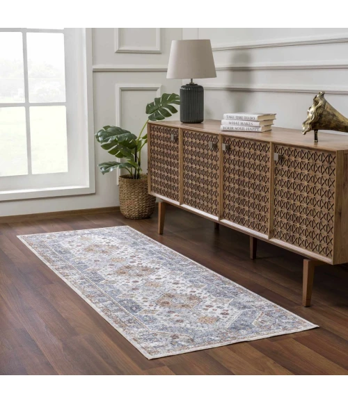 Hauteloom Afya Dark Blue SLLIAFYA890 7ft.10in. x 10ft. Rect. Rug