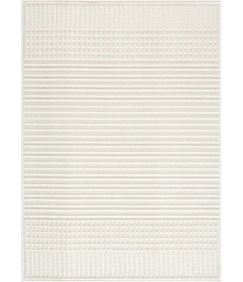 Hauteloom Rhun White SLYBRHUN8A1 7ft.10in. x 10ft.1in. Rect. Rug