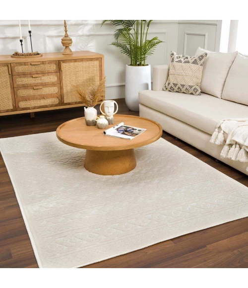 Hauteloom Fadey Off White SLYBFADEYA1 2ft.7in. x 7ft.2in. Rect. Rug