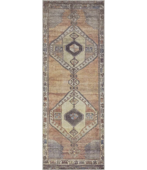 Hauteloom Medinah Dark Brown MDNDK 2ft.7in. x 12ft. Rect. Rug