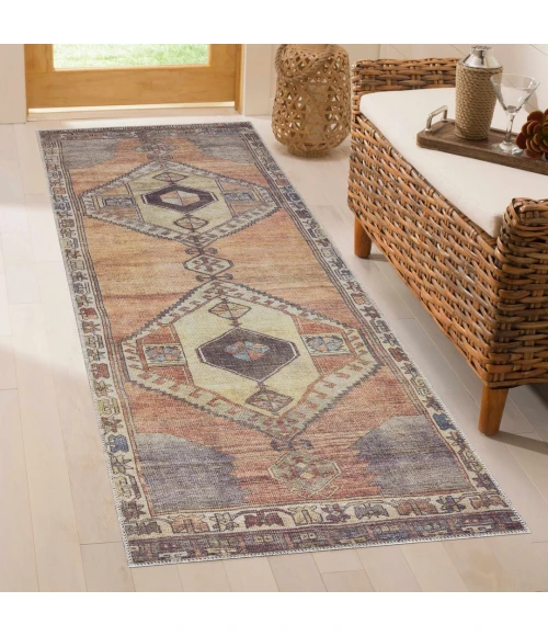 Hauteloom Medinah Dark Brown MDNDK 2ft.7in. x 12ft. Rect. Rug