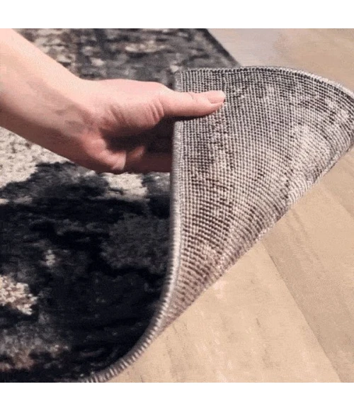 Hauteloom Newalla Charcoal NEWA 6ft.7in. Round Rug