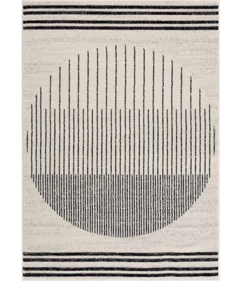 Hauteloom Angus Black ANGUS 7ft.10in. Square Rug