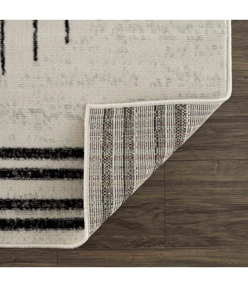 Hauteloom Angus Black ANGUS 7ft.10in. Square Rug