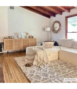 Hauteloom Prompton Cream PROM 6ft.7in. Round Rug