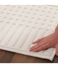 Hauteloom Rhun White SLYBRHUN8A1 7ft.10in. x 10ft.1in. Rect. Rug