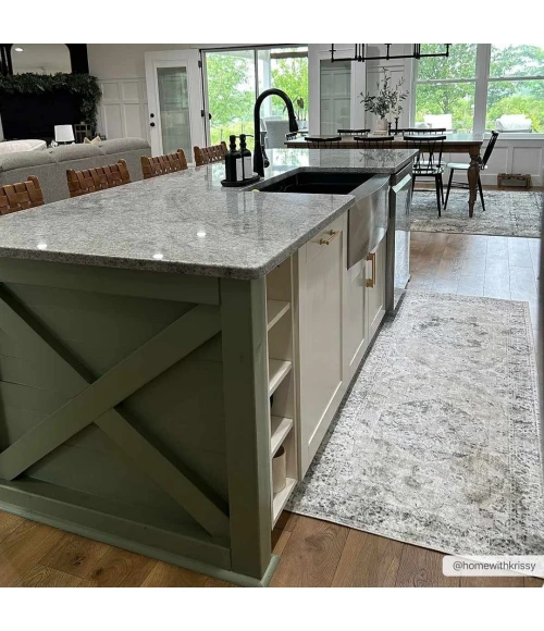 Hauteloom Rudo Light Gray SLLIRUDOAA2 2ft.7in. x 7ft.3in. Rect. Rug