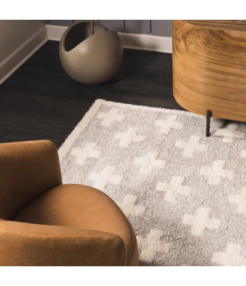 Hauteloom Satu Light Gray, Dark Grey, Cloud Gray, Smoke, Gray SRDGSATU8A3 6ft.7in. x 9ft. Rect. Rug