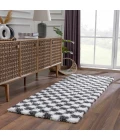 Hauteloom Atira White ATIR 2ft.7in. x 10ft. Rect. Rug