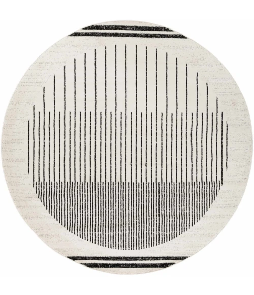 Hauteloom Angus Black ANGUS 7ft.10in. Square Rug