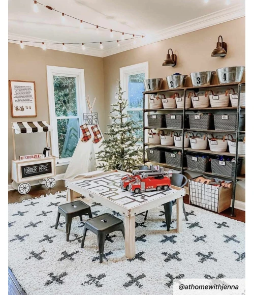 Hauteloom Alstead Charcoal ALSTE 2ft. x 2ft.11in. Rect. Rug