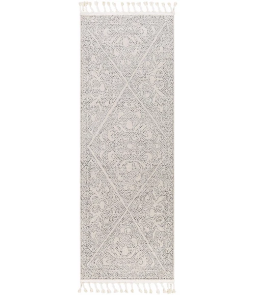 Hauteloom Birdwood White BRDWD 6ft.7in. x 9ft. Rect. Rug