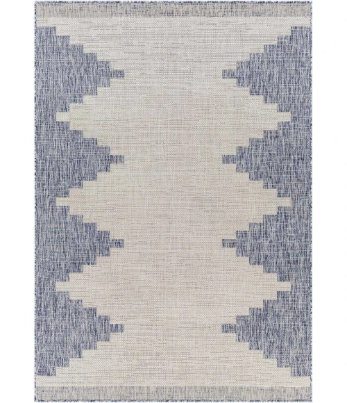 Hauteloom Caluya Blue CALUY 2ft.7in. x 10ft. Rect. Rug