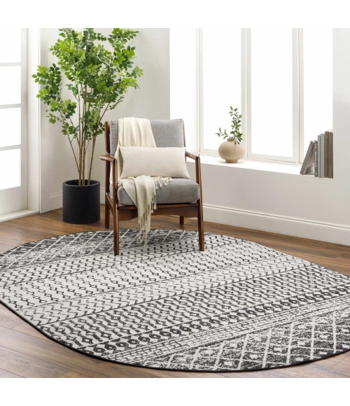 Hauteloom Alamea Black CON 5ft.11in. Square Rug