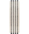 Hauteloom Alamea black CONTR 2ft.6in. x 8ft. Rect. Rug