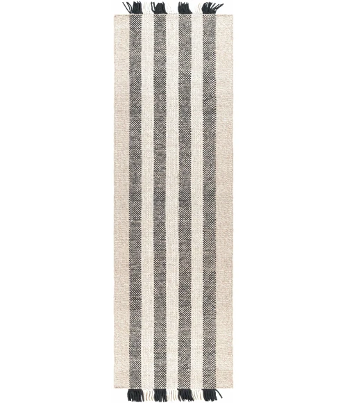 Hauteloom Alamea black CONTR 2ft.6in. x 8ft. Rect. Rug