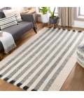 Hauteloom Alamea black CONTR 2ft.6in. x 8ft. Rect. Rug