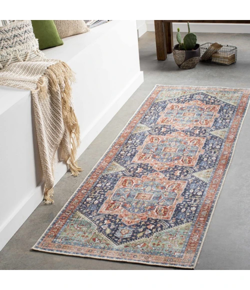Hauteloom Exira Navy EXI 2ft.7in. x 7ft.10in. Rect. Rug