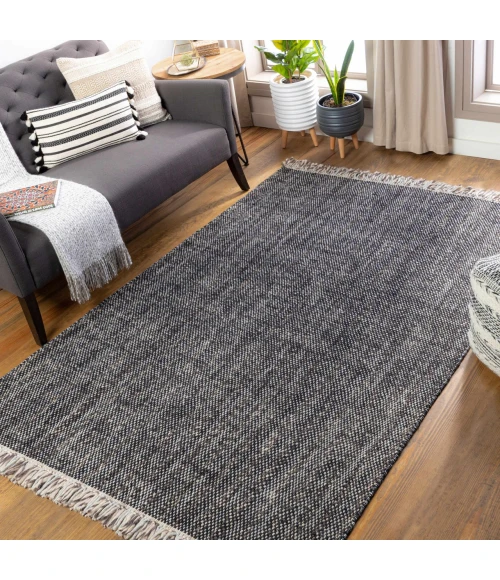 Hauteloom Alamea black KENOR 5ft. x 7ft.6in. Rect. Rug