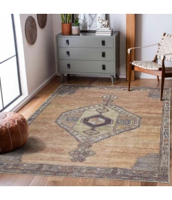 Hauteloom Medinah Dark Brown MDNDK 2ft.7in. x 12ft. Rect. Rug