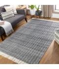 Hauteloom Alamea charcoal MRRSB 2ft.6in. x 8ft. Rect. Rug