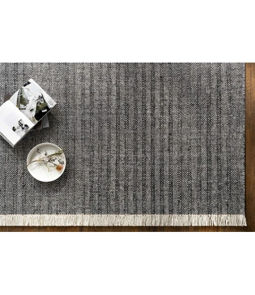 Hauteloom Alamea charcoal MRRSB 2ft.6in. x 8ft. Rect. Rug