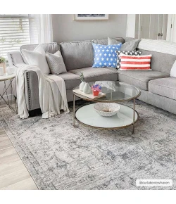 Hauteloom Orrick Pale Blue ORRI 5ft.3in. Round Rug