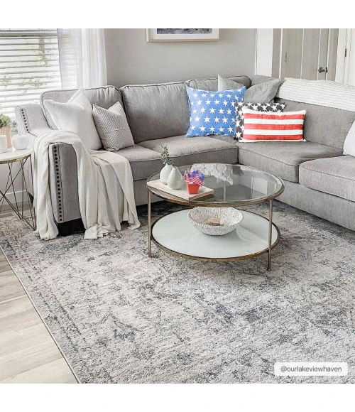 Hauteloom Orrick Pale Blue ORRI 2ft.7in. x 10ft. Rect. Rug