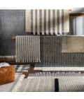 Hauteloom Alamea charcoal YAMAC 2ft. x 3ft. Rect. Rug