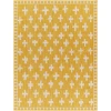 Hauteloom Alamea metallic-gold SLBAKYNA8A7 5ft.3in. x 7ft. Rect. Rug