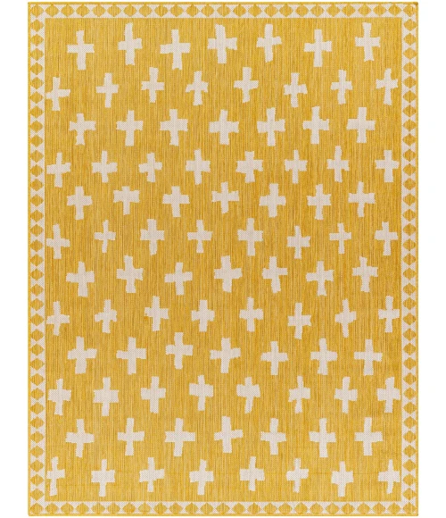 Hauteloom Alamea metallic-gold SLBAKYNA8A7 6ft.7in. x 9ft. Rect. Rug