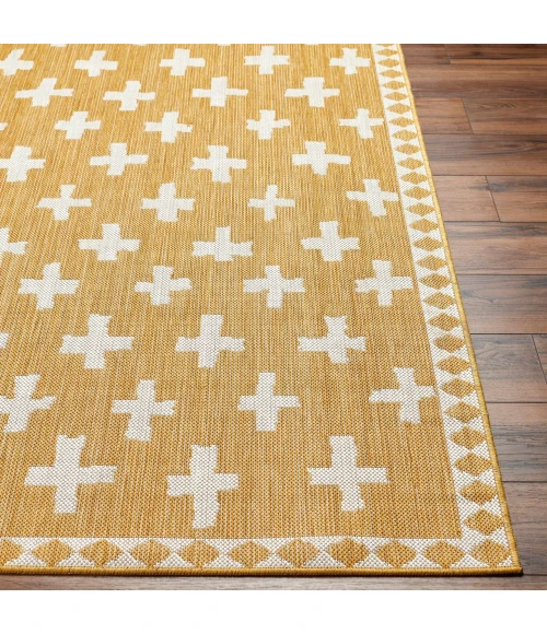 Hauteloom Alamea metallic-gold SLBAKYNA8A7 6ft.7in. x 9ft. Rect. Rug