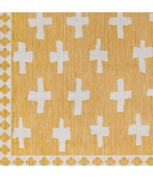 Hauteloom Alamea metallic-gold SLBAKYNA8A7 6ft.7in. x 9ft. Rect. Rug