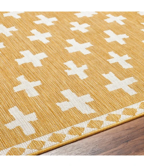 Hauteloom Alamea metallic-gold SLBAKYNA8A7 6ft.7in. x 9ft. Rect. Rug