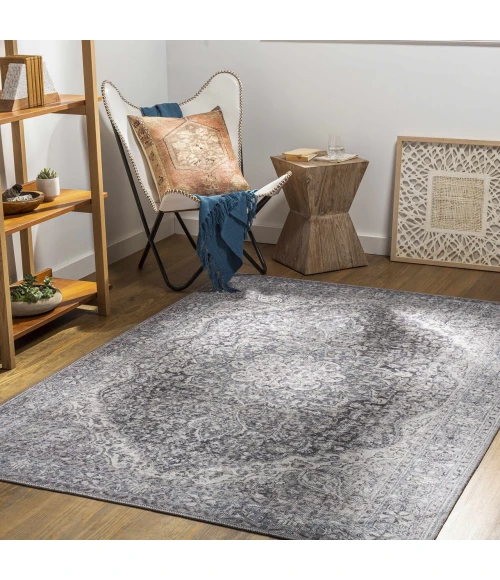 Hauteloom Alamea Charcoal TAVA 2ft.7in. x 10ft. Rect. Rug