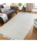 Hauteloom Alamea Black VARE 8ft.10in. x 12ft. Rect. Rug