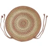 Homespice Decor Jute Braided Accessories Harvest Beige, Tan 240157PS 15 in. X 15 in. Set of 2 Round Rug
