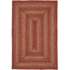 Homespice Decor Jute Braided Apple Pie Red 513670 4 ft. X 6 ft. Rect Rug