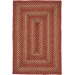 Homespice Decor Jute Braided Apple Pie Red 515674 6 ft. X 9 ft. Rect Rug