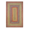 Homespice Decor Jute Braided Azalea Multi 511140 20 in. X 30 in. Rect Rug