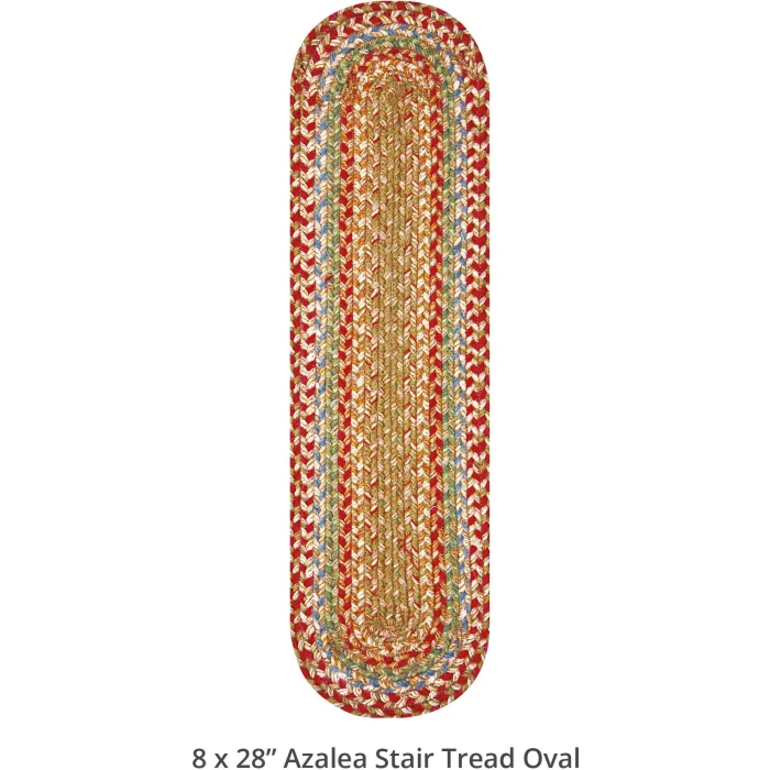 Homespice Decor Jute Braided Accessories Azalea Multi 240129PS 8 in. X 28 in. Set of 13 Oval Rug