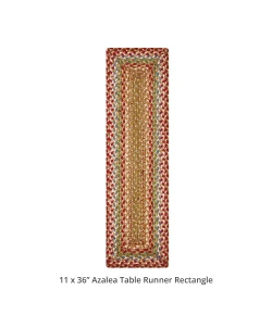 Homespice Decor Jute Braided Accessories Azalea Multi 572141 11 in. X 36 in. Rect Rug