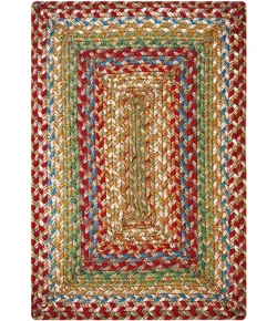 Homespice Decor Jute Braided Accessories Azalea Multi 240069PS 13 in. X 19 in. Set of 4 Rect Rug