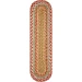 Homespice Decor Jute Braided Accessories Azalea Multi 240097PS 8 in. X 28 in. Set of 2 Oval Rug