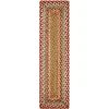 Homespice Decor Jute Braided Accessories Azalea Multi 240145PS 8 in. X 28 in. Set of 13 Rect Rug
