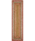 Homespice Decor Jute Braided Accessories Azalea Multi 240113PS 8 in. X 28 in. Set of 2 Rect Rug